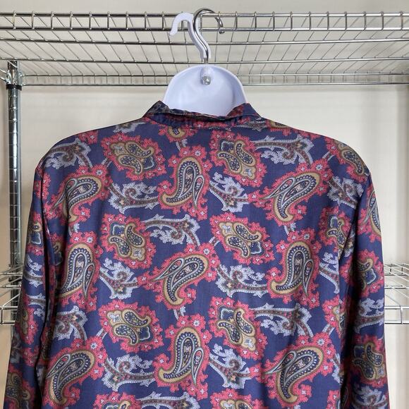 Vintage Lord & Taylor Y2K Women's Paisley Blouse Maxi Skirt Set Est. Size L 80’s - Picture 13 of 16